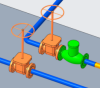 ProE/Creo管道设计管线库中圆管和方管的创建方法